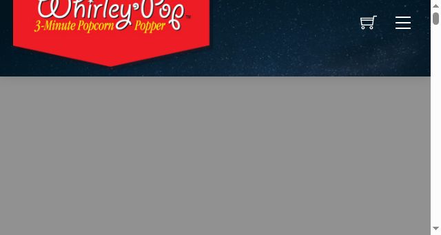 Screenshot of whirleypopshop.com