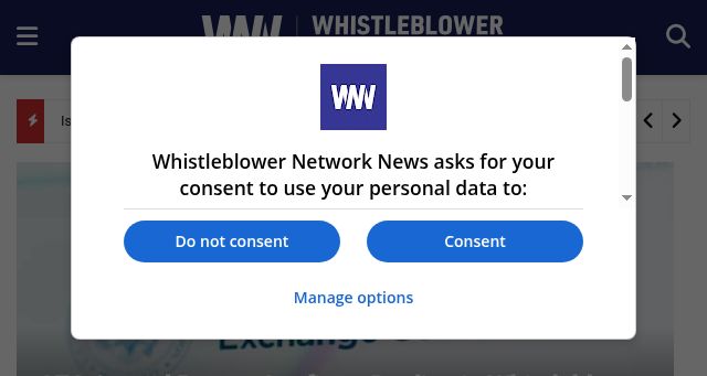 Screenshot of whistleblowersblog.org