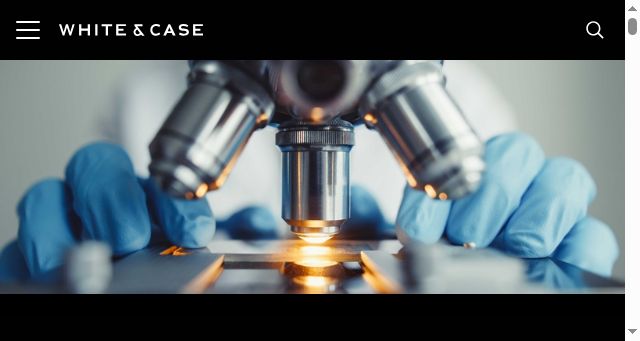 Screenshot of whitecase.com