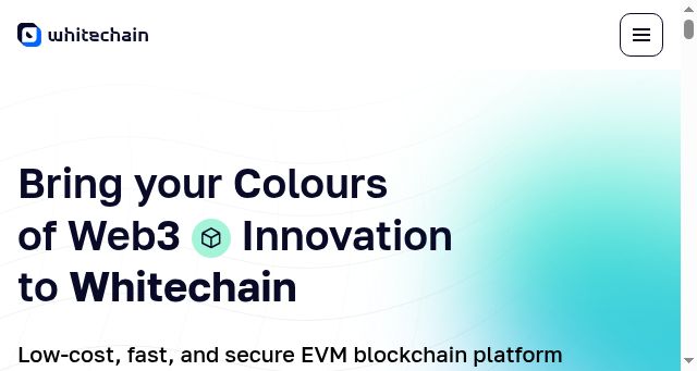 Screenshot of whitechain.io