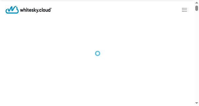 Screenshot of whitesky.cloud