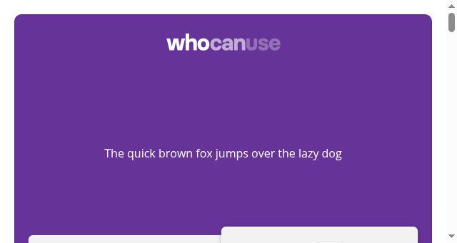 Screenshot of whocanuse.com