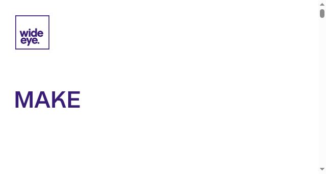 Screenshot of wideeye.co