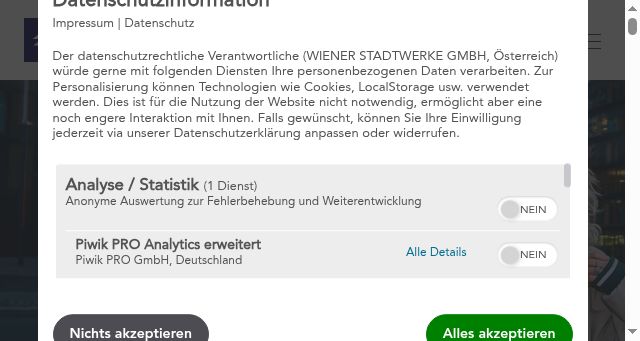 Screenshot of wienerstadtwerke.at