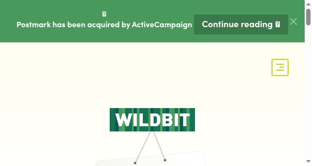 Screenshot of wildbit.com
