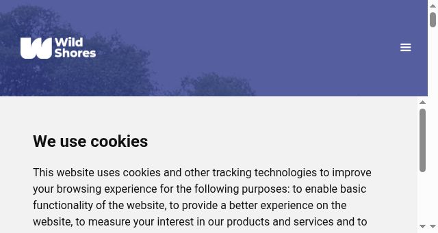 Screenshot of wildshores.org