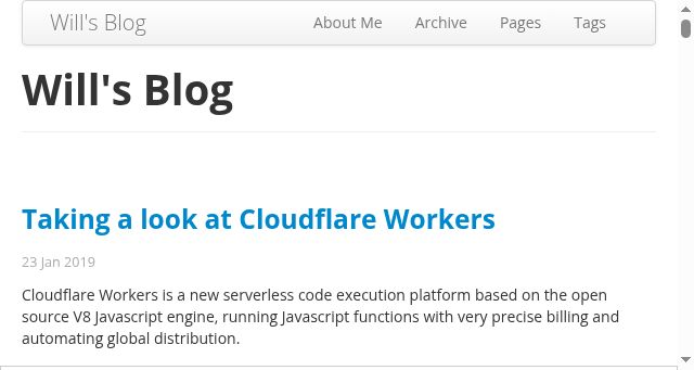 Screenshot of willhamill.com