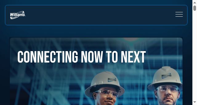 Screenshot of williams.com