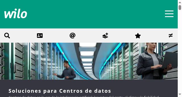 Screenshot of wilo.com