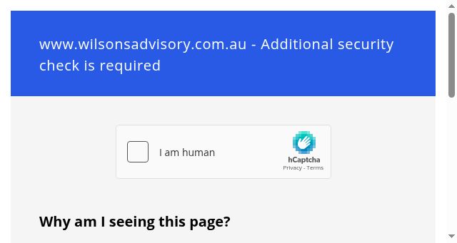 Screenshot of wilsonsadvisory.com.au