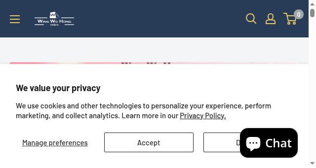 Screenshot of wingwohong.com