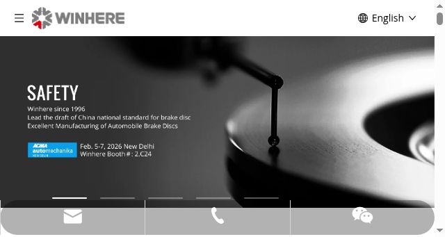 Screenshot of winhere.com.cn