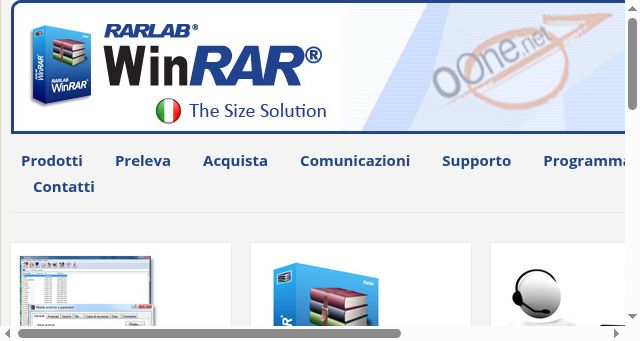 Screenshot of winrar.it