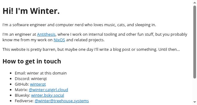 Screenshot of winter.cafe