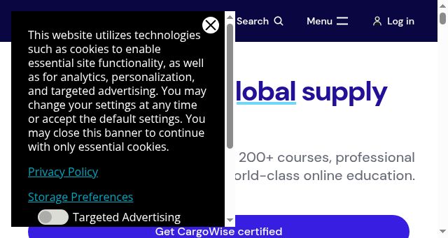 Screenshot of wisetechacademy.com