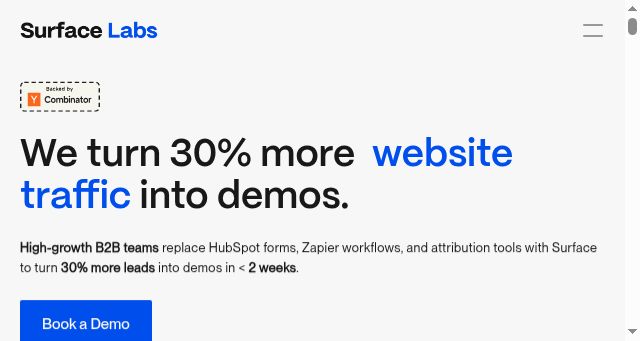 Screenshot of withsurface.com