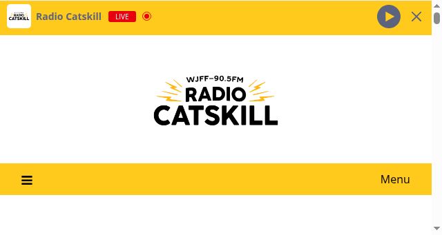 Screenshot of wjffradio.org