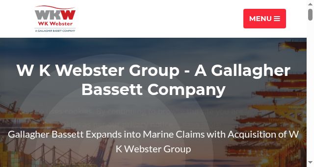 Screenshot of wkwebster.com