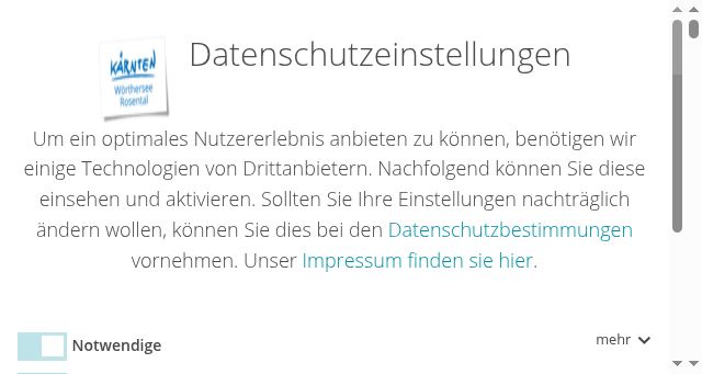 Screenshot of woerthersee.com