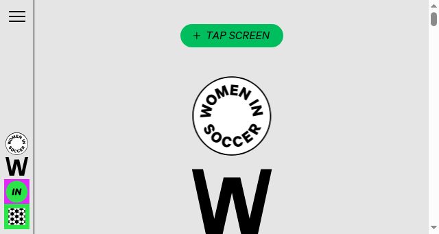 Screenshot of womeninsoccer.org