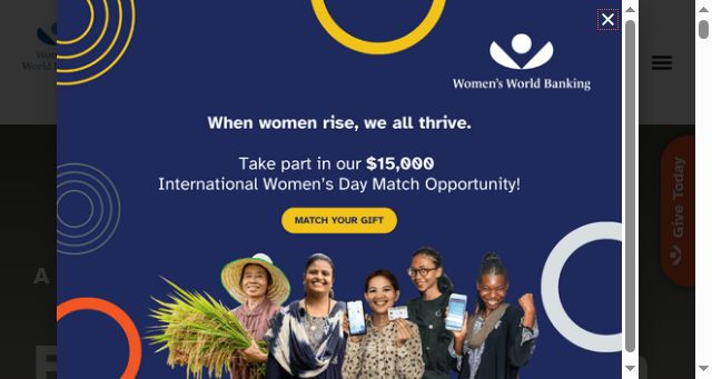Screenshot of womensworldbanking.org