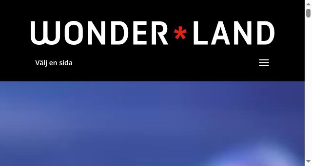 Screenshot of wonderlandevent.se
