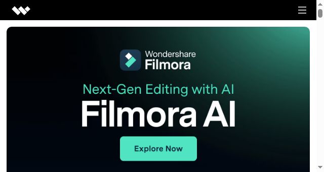Screenshot of wondershare.cc