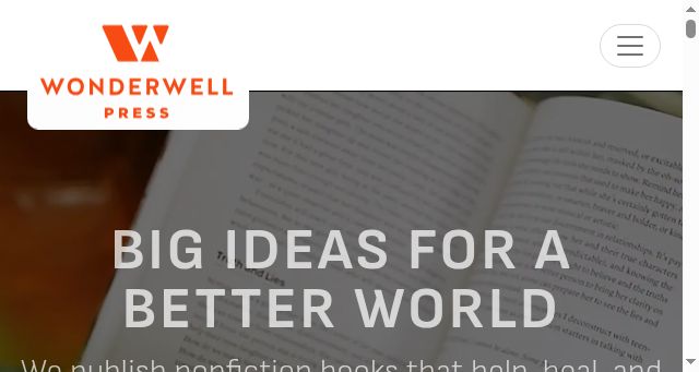 Screenshot of wonderwellpress.com