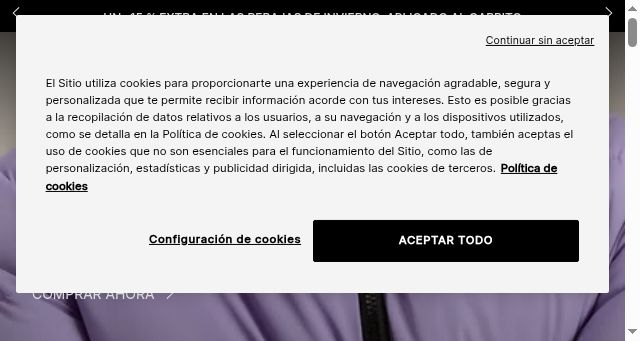 Screenshot of woolrich.com