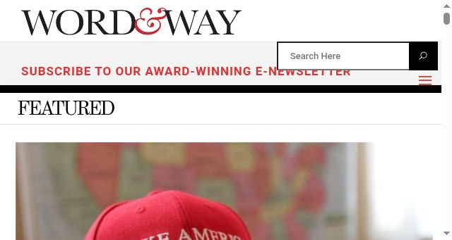 Screenshot of wordandway.org