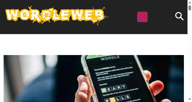 Screenshot of wordleweb.io