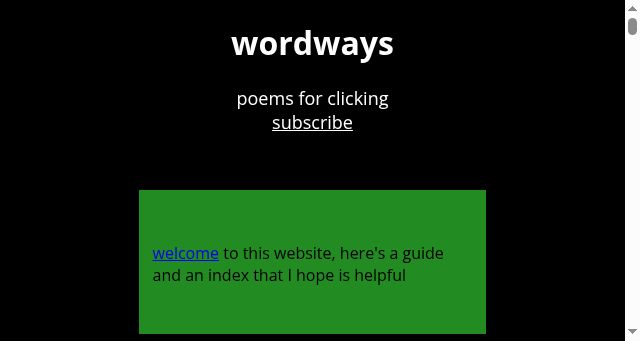 Screenshot of wordways.us