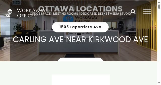 Screenshot of workawayoffices.com