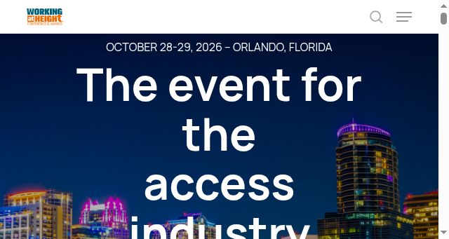 Screenshot of workingatheightevent.com