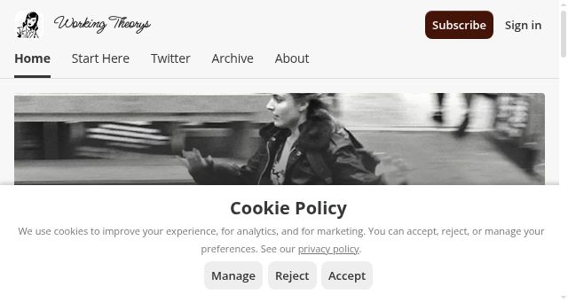 Screenshot of workingtheorys.com