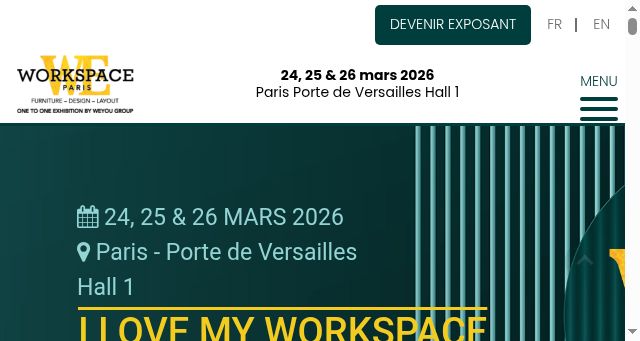Screenshot of workspace-paris.com