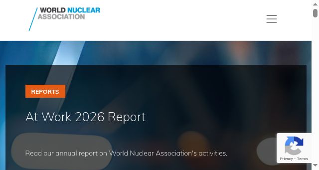 Screenshot of world-nuclear.org