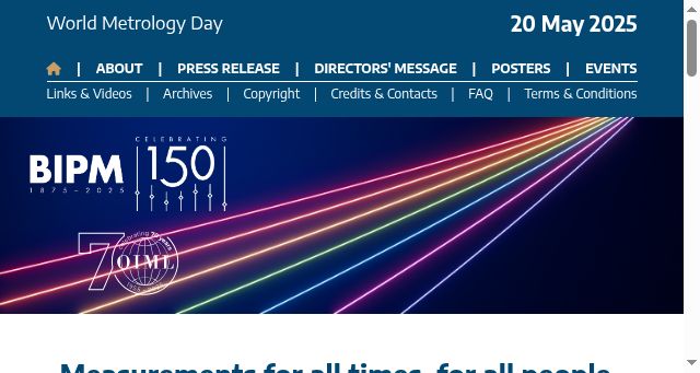 Screenshot of worldmetrologyday.org