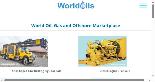Screenshot of worldoils.com