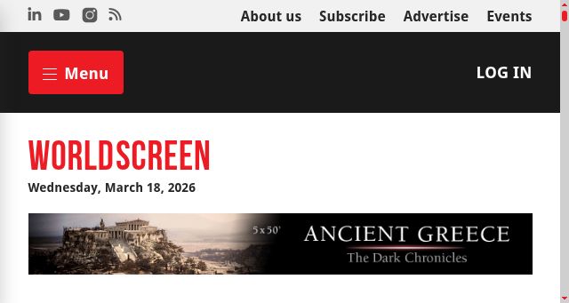 Screenshot of worldscreen.com