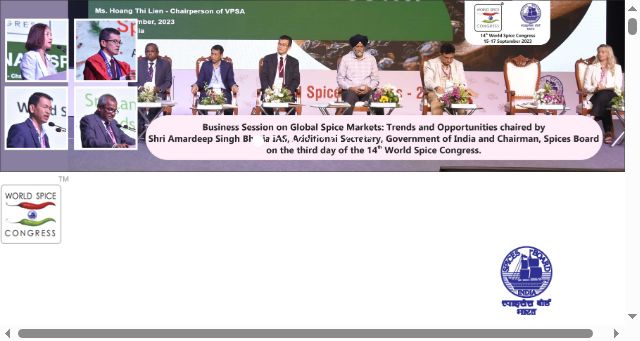 Screenshot of worldspicecongress.com