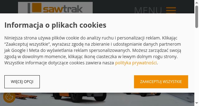Screenshot of wozki.info.pl