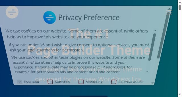 Screenshot of wp-pagebuilderframework.com