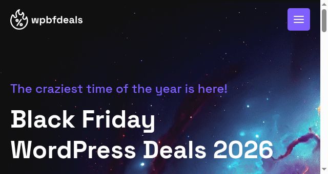 Screenshot of wpbfdeals.com