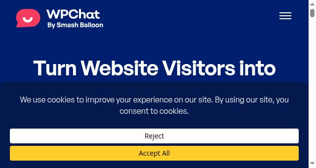 Screenshot of wpchat.com