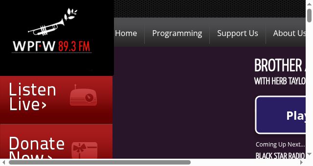Screenshot of wpfwfm.org
