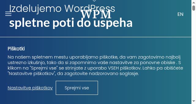 Screenshot of wpm.si