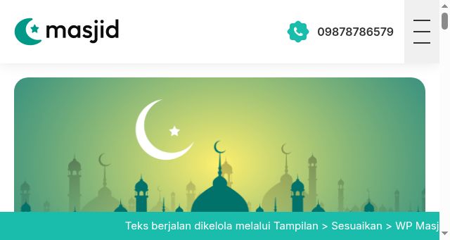Screenshot of wpmasjid.com