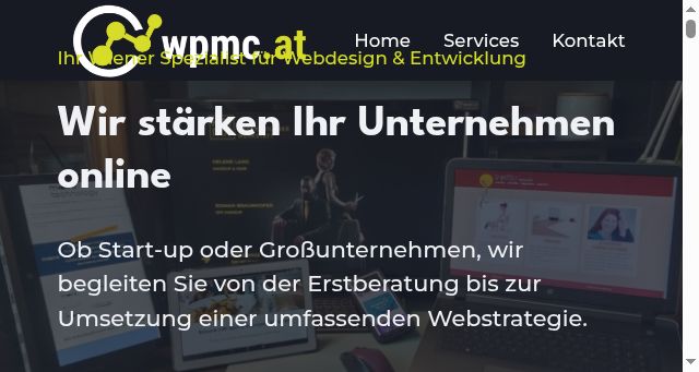 Screenshot of wpmc.at