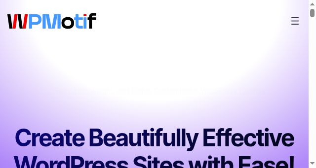 Screenshot of wpmotif.com